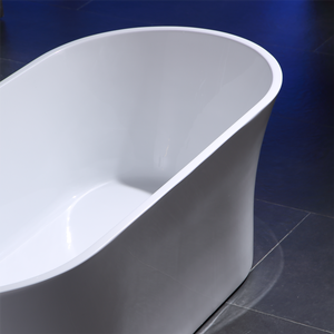 Baignoire ovale blanche <span class=keywords><strong>de</strong></span> luxe autoportante au design chinois classique haut <span class=keywords><strong>de</strong></span> gamme pour villas, hôtels et maisons <span class=keywords><strong>de</strong></span> vacances avec <span class=keywords><strong>salle</strong></span> <span class=keywords><strong>de</strong></span> <span class=keywords><strong>bain</strong></span> extérieure - Product Image 3