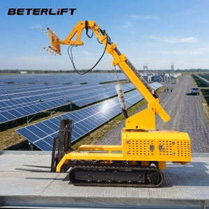 Nouvelles outilles robotisées pour l'installation de panneaux photovoltaïques : Véhicule de levage à ventouse pour modules PV sur sites solaires utilitaires - Product Image 3