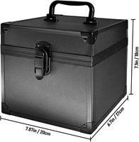 Étui personnalisé à 2 rangées pour cartes gradées, mallette de rangement pour cartes sportives avec doublure en velours, capacité de 44 cartes gradées PS A/BGS/FGS/SGC