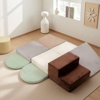 Ensemble de blocs de jeu souples pour l'escalade des tout-petits - Aire de jeux en mousse intérieure et extérieure pour l'entraînement sensoriel préscolaire