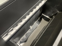 Machine à secouer la poudre DTF la plus compacte de 60 cm avec bande en maille, sécheuse à secouer la poudre à recyclage automatique pour imprimante DTF à 2 têtes