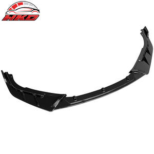 Lèvre de pare-chocs avant compatible avec Honda Accord 2021-2022 IKON V3 Noir brillant PP Spoiler 3 pièces Kit carrosserie pièces auto de haute qualité - Product Image 4