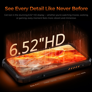 Oukitel WP53 S, Pantalla FHD+ de 6.52'', Batería Grande de 11000mAh, Cámara de 50MP, Android 15, 4GB+128GB, NFC, Teléfono Resistente 4G - Product Image 3