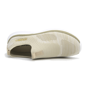 Chaussures décontractées personnalisées à enfiler, baskets en tricot monobloc <span class=keywords><strong>sans</strong></span> lacets pour femmes et dames - Product Image 6