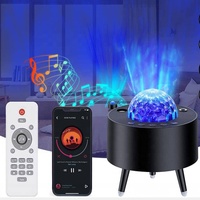 Projecteur laser de projection planétaire 2026 pour cadeau de Noël, veilleuse laser, projecteur d'étoiles colorées, projecteur d'ondes océaniques personnalisable