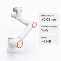Robot Colaborativo de 5 kg, Alcance de 922 mm, Repetibilidad de ±0.02 mm, Cobot de 6 Ejes para Soldadura, Ensamblaje, Recogida y Colocación, y Automatización CNC