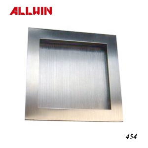 Manija Empotrada Oculta ALLWIN 451 de Acero Inoxidable para Puerta Corredera de Hotel - Product Image 4