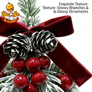 Árbol de Navidad Artificial de PVC de Alta Calidad, Marca <span class=keywords><strong>ELIM</strong></span>, Personalizado, 50 cm, Mini Árbol de Escritorio, Base para Mesa Interior, Resistente al Fuego, 30 cm - Product Image 2