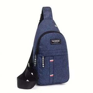 Bolso Bandolera Multifuncional de Moda para Hombre 2022, Bolso de Pecho Azul Oscuro para Viaje - Product Image 2