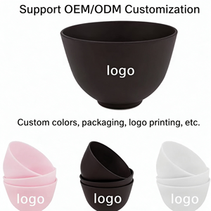 Xinyue Soft <b>Silicone</b> Mask Reusable Beauty Mixing Bowl Leak Resistant Easy Clean White Face Care Tool - Product Image 2