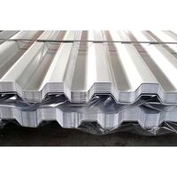 Tôle de toiture en acier au zinc Panneau de fer galvanisé Jauge 28 Rouleau de tôle Étain Matière première Toiture durable