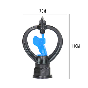 उच्च गुणवत्ता वाली सामग्री पानी सिंचाई स्प्रिंकलर प्लास्टिक 360 गियर ड्राइव रोटेशन तितली स्प्रिंकलर - Product Image 2