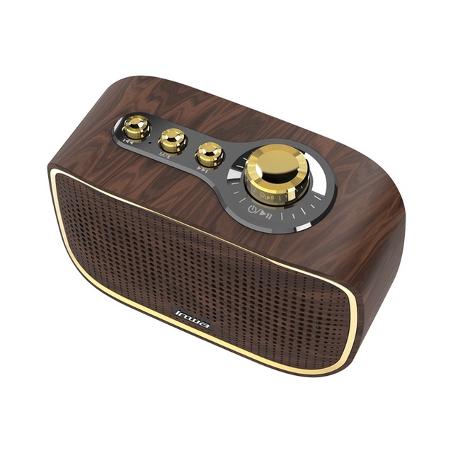 High Quality Retro Style Bluetooth Speaker Nostalgic Audio Desktop Computer Speaker with Dual Speakers for Home or Study