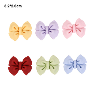 Élégantes miniatures en résine en forme de nœud papillon pour la création de bijoux, épingles à cheveux, broches, et accessoires DIY faits à la main pour coques de téléphone et aimants de réfrigérateur - Product Image 6