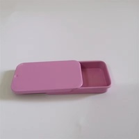 Produsen Kotak Geser Sabun Parfum Padat Mint yang Dapat Didaur Ulang Grosir Kustom Kotak Logam Persegi Panjang Kecil dengan Tutup Geser