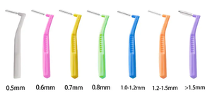 Eco-friendly ortodontico dentale spazzolino usa e getta con manico in plastica spazzola interdentale funzione pulita - Product Image 5