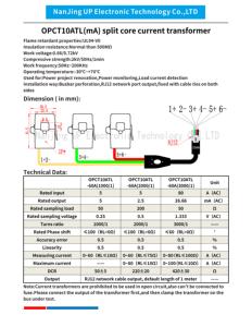 Transformador de Corriente de Núcleo Dividido Tres en Uno NJXSE OPCT10ATL 5A 50A 60A, Transformador de Corriente de Pinza CT 1000/1 2000/1 3000/1 - Product Image 5