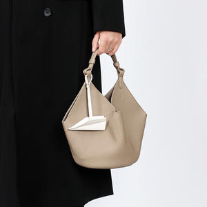 Bolso de Mano de Cuero Genuino de Primera Calidad para Mujer, Bolso Tipo Cesta de Gran Capacidad, Bolso de Cuero Vacuno - Product Image 1