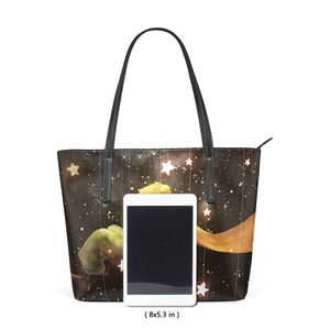 Sac fourre-tout en cuir PU, sac à main à bandoulière de grande capacité, fermeture à glissière, antivol, pour les courses quotidiennes et les voyages - Product Image 4