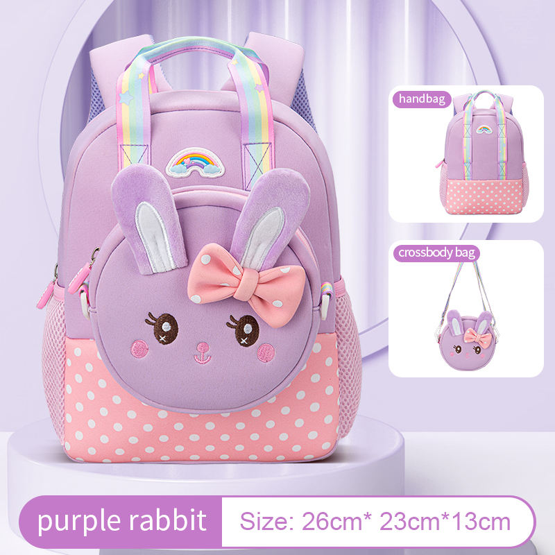 Sac lapin violet