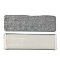 Tissu auto-adhésif à bas prix, fil en microfibre, gommes plates, tampons de tête de serpillière, recharge