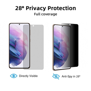 Pellicola protettiva per schermo a pellicola morbida con sblocco della Privacy Anti-spia a 28 gradi per Samsung Galaxy S23 S22 S21 - Product Image 4