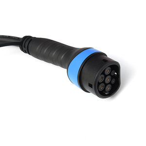เครื่องชาร์จรถยนต์ไฟฟ้าแบบพกพา 11kW มาตรฐานยุโรป 16A 3 เฟส หัวปลั๊กแบบที่ 2 Mennekes IEC62196-2 FE-AM2-16P3 มาตรฐานยุโรป 11kW แบบพกพา - Product Image 1