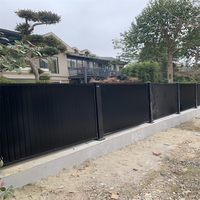 Vente en gros de clôture de jardin moderne en aluminium design personnalisé pour patio villa cour extérieure intimité clôtures balustrades mains courantes
