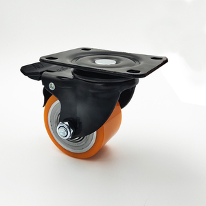 SQ Castor 2 "Zoll Low Profile Lenkrad Pfund drehbare Nylon-Ober platten rollen Hochleistungs-Rizinusöl Pharma qualität - Product Image 5