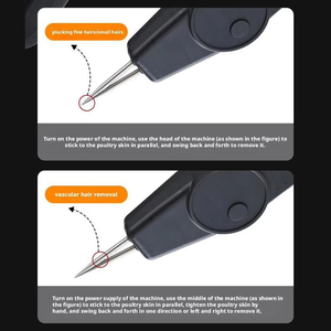 Machine électrique automatique d'épluchage des plumes pour poulet, canard et oie - Product Image 4