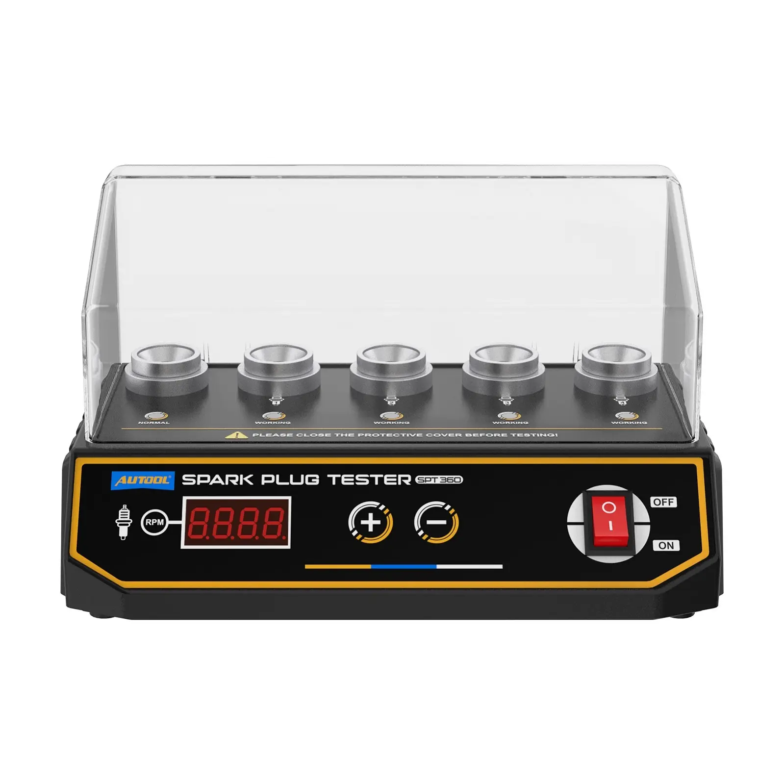 Offizieller OEM SPT360 110V 220V 5-Steckerloch-LCD-Display Einstellbarer Vergleichs test Auto-Zündkerzen tester Auto-Zündkerzen-Test werkzeug