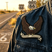 Étiquette textile personnalisée avec logo, patchs brodés et gaufrés pour vêtements, badges brodés thermocollants pour vêtements