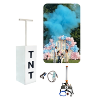 Lanceur de fumée et de poudre à un clic pour révélation du sexe du bébé, machine à poudre pour fête prénatale et décoration de mariage