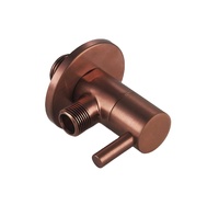 Vanne d'angle G 1/2 de haute qualité chromée pour les sanitaires de plomberie de salle de bain sous l'évier