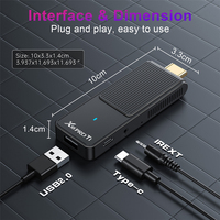 Nouveau X88 PRO T1 Clé TV Intelligente 2025 Android 14 RK3518 Quad Core 4K 2 Go RAM 8 Go 16 Go ROM Double Wifi Clé Fire TV Box IPTV