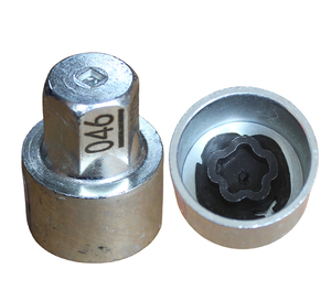 Clé <span class=keywords><strong>antivol</strong></span> Retrait du manchon de vis <span class=keywords><strong>antivol</strong></span> Installation de la douille de verrouillage de la roue Clé de verrouillage de l'écrou de roue Pièces détachées automobiles Modèle 046 pour BMW - Product Image 1