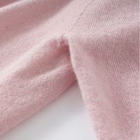 T-shirt ajusté à manches courtes en cachemire tricoté écologique pour femme, personnalisable