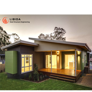 Rumah kontainer prefabrikasi bangunan taman struktur baja Modern unit kantor rumah studio prefab - Product Image 4