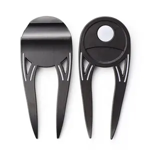 Golf Accessories High Quality Magnetic Blank Exquisite Metal Golf set happy gilmore Ball Marker Repair Divot Tool