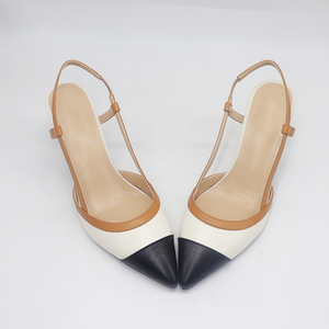 Sandales de créateur à lacets avec talons sandales sexy robe d'été pour femmes chaussures sandales blanches pour femmes - Product Image 5