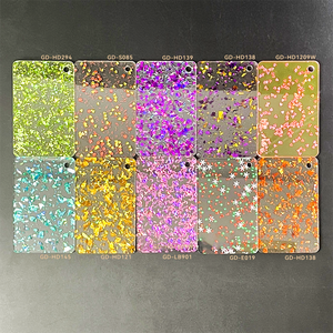 Kleurrijke Glitter Acrylplaat Vlok Ingebed Gesneden Op Maat Acryl 3Mm Decoratie Diy Laser Cutiing Acrylplaat Glitter - Product Image 5