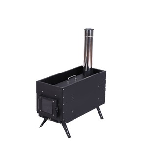 Estufa de Leña Portátil para Exteriores, Negra, Multifuncional, sin Humo, con Chimenea, para Acampar, Hacer Picnic y Viajar - Product Image 4
