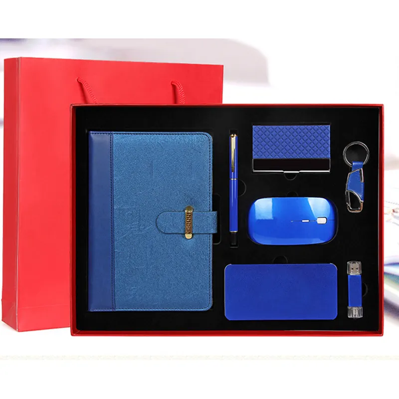 고객을위한 최신 새로운 프로모션 선물 노트북 펜 키 버클 전원 은행 USB 디스크 마우스 카드 홀더 OEM 선물