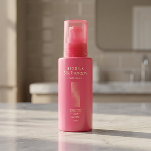 Lotion capillaire revitalisante BioSilk Silk Therapy Heat Enhancer 35 ml pour séchage à l'air chaud – Produit de soin capillaire en plastique - Product Image 3