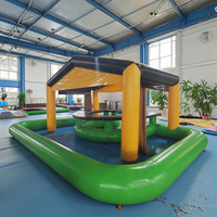 Bar flottant personnalisable pour piscine, cabane avec sièges, fête en usine, gonflable pour usage résidentiel ou scolaire