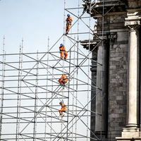 Fournisseur chinois fiable d'échafaudages en acier galvanisé Q355, échafaudage à anneaux pour travaux de construction commerciale à grande échelle