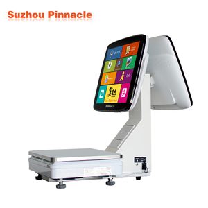 Balanza Electrónica Todo en Uno <span class=keywords><strong>con</strong></span> Punto de Venta y <span class=keywords><strong>Caja</strong></span> <span class=keywords><strong>Registradora</strong></span> para Cajero, Compatible <span class=keywords><strong>con</strong></span> Windows y Android, Máquina de Pesaje <span class=keywords><strong>con</strong></span> Punto de Venta - Product Image 6
