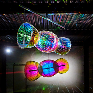 Lampade di lusso lampade per illuminazione di arte creativa Bar ristorante decorazione LED in acciaio moderno <span class=keywords><strong>lampadario</strong></span> in plastica <span class=keywords><strong>lampadario</strong></span> Murano - Product Image 1