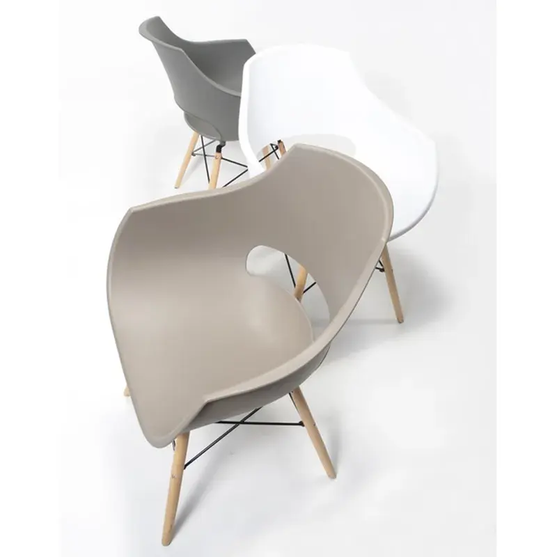 Plastic Meubels Dubai Frame Moderne Salon Eetkamerstoelen Silla Blancas Stoelen Voor Hatal Silla 'S Armes