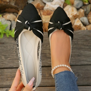 Mocassins Plats et Ballerines <span class=keywords><strong>Femme</strong></span> Grande <span class=keywords><strong>Taille</strong></span> à Logo Personnalisé, Multicolores, Faciles à Enfiler, Tendance Décontractée, Bout Pointu - Product Image 6